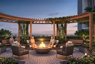 Bonfire & Senior Citizens’ Area